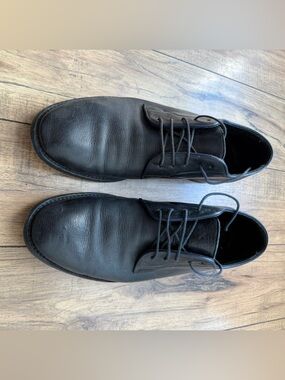 Paul Smith Black Leather Derby Shoes